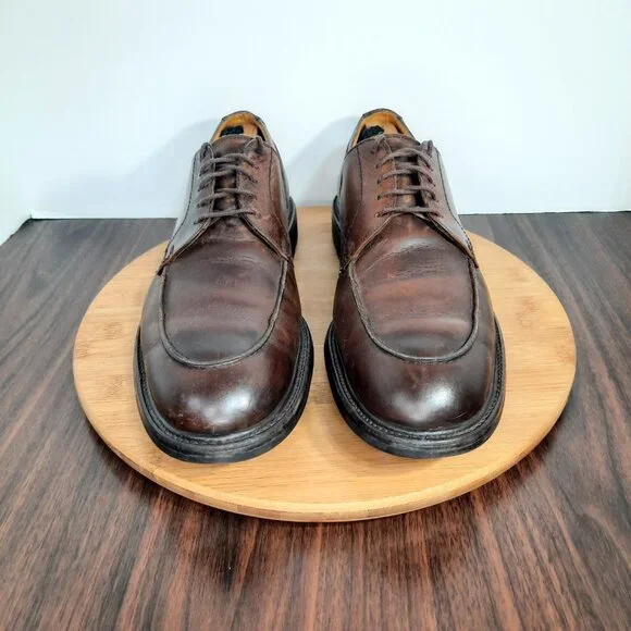 Paul Stuart x Grenson Mens Size 11.5 Shoes Brown Leather Casual Dress Sneakers
